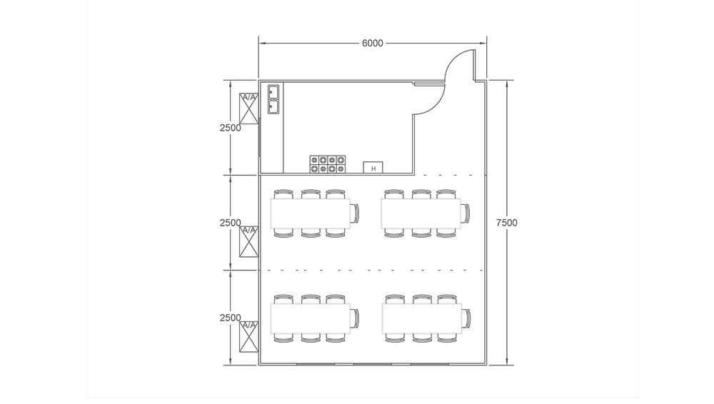 Plano Campamentos modulares