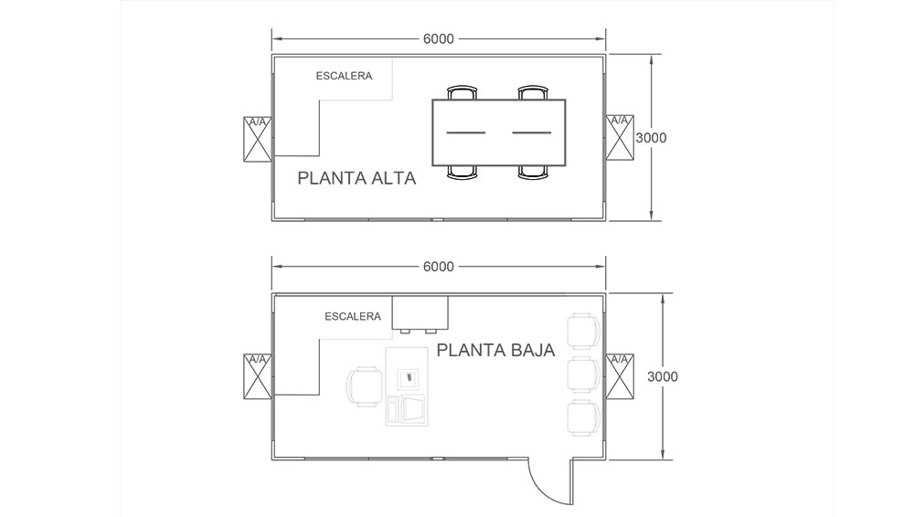 Módulos apilables